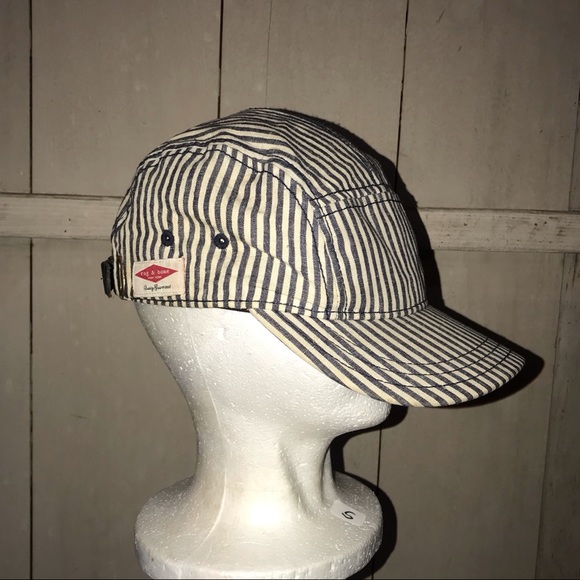 rag & bone Other - Rag & Bone Blue White Stripes Baseball Cap Hat